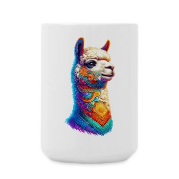 Alpaga - Grande tasse 440 ml - blanc - Devant