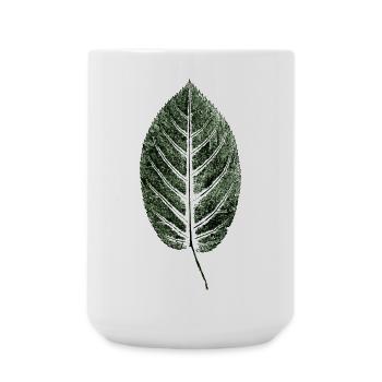 Beech Sheet / Leaf / GREEN - Large Mug 440 ml - white - Front