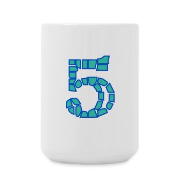 JAHRESTAG. ALLES GUTE ZUM GEBURTSTAG. ALLES GUTE ZUM GEBURTSTAG. - Große Tasse 440 ml - Weiß - Vorne