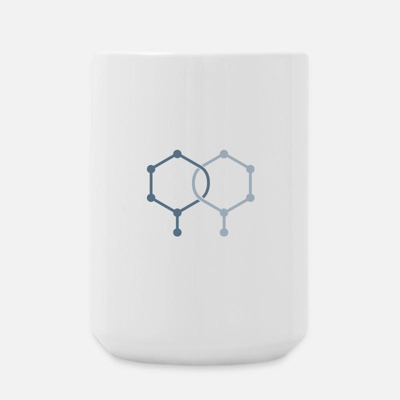 Isomer Shift – Chemie Design - Große Tasse 440 ml - Weiß