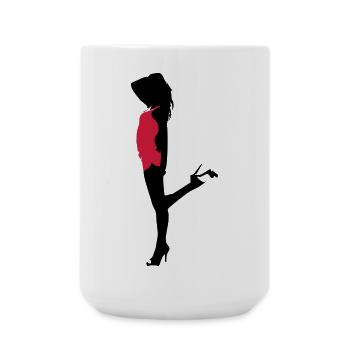 Sexy Girl - Große Tasse 440 ml - Weiß - Vorne