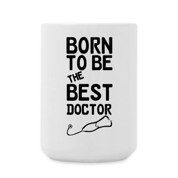 Doctor Doktor Arzt Medizin Spruch Geschenk - Große Tasse 440 ml - Weiß - Vorne