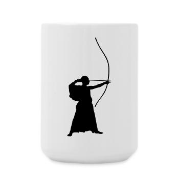 bogenschuetze_1 - Grande tasse 440 ml - blanc - Devant