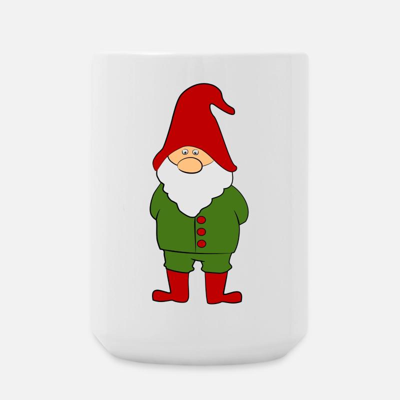 Wichtel Zwerg - Große Tasse 440 ml - Weiß