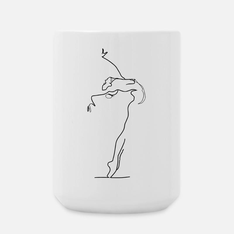 Tanz - Große Tasse 440 ml - Weiß