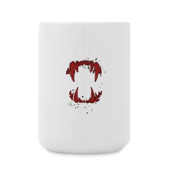Halloween - Große Tasse 440 ml - Weiß - Vorne