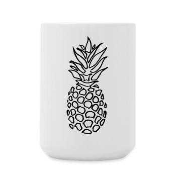 ananas - Grande tasse 440 ml - blanc - Devant