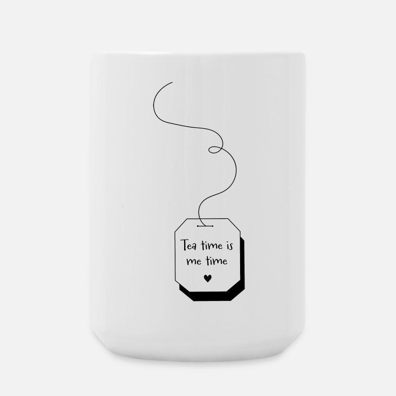 Tea time - Large Mug 440 ml - white