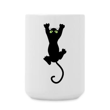 Cat fun - Grande tasse 440 ml - blanc - Devant