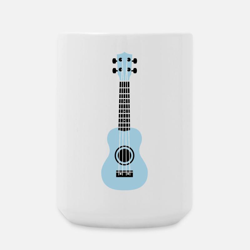 ukulele - Large Mug 440 ml - white