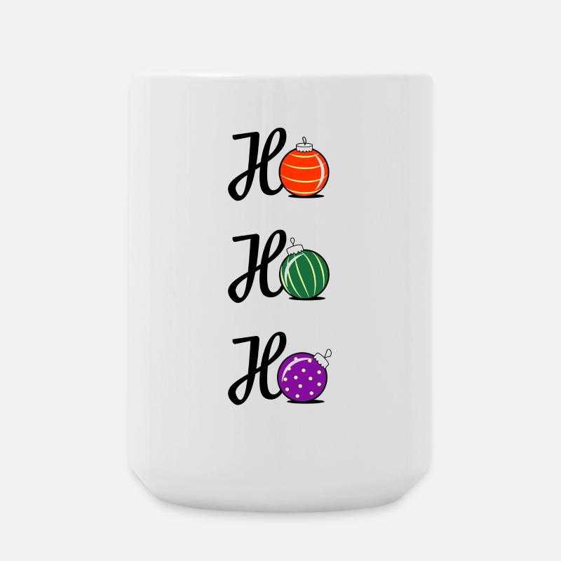 Singende Christbaumkugeln - Große Tasse 440 ml - Weiß