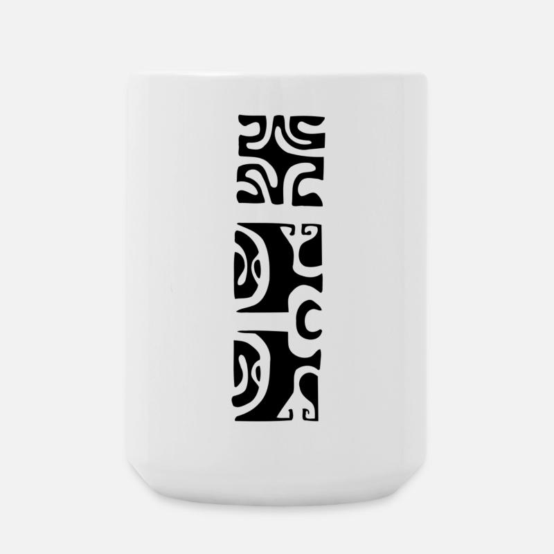 MANA - BLACK - Große Tasse 440 ml - Weiß