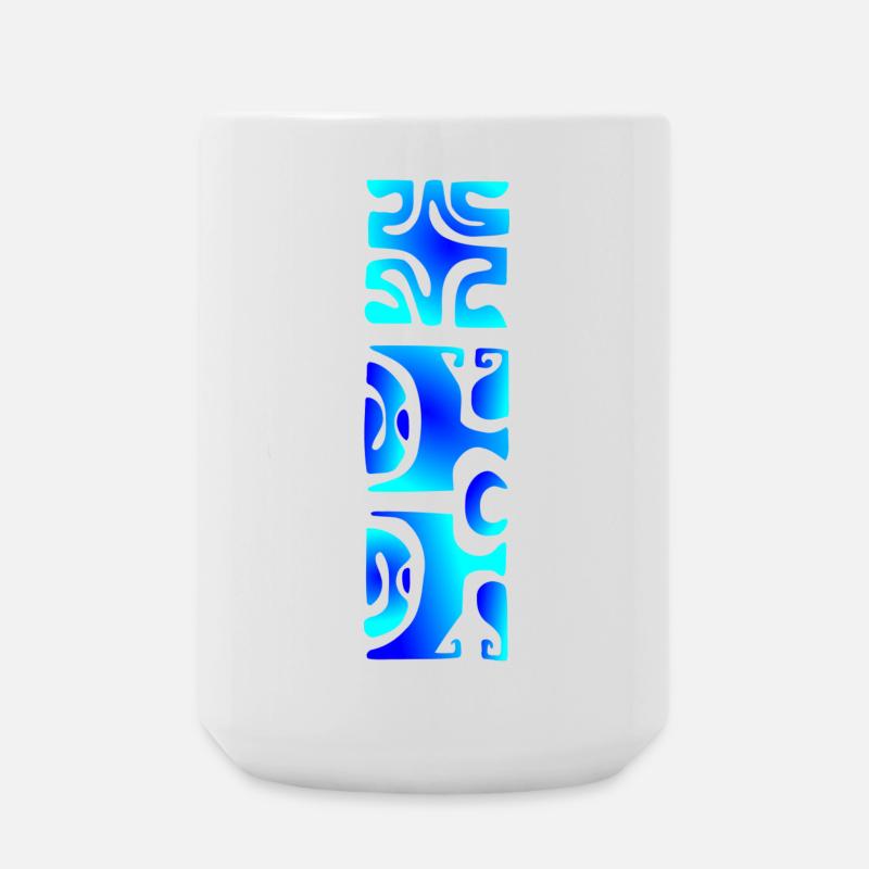 MANA - BLUE LAGOON - Large Mug 440 ml - white