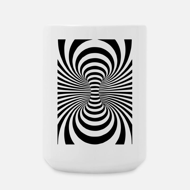 Cool Art,Art,Art,Design,Circles, - Large Mug 440 ml - white