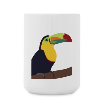 Timmy, le Toucan - Grande tasse 440 ml - blanc - Devant