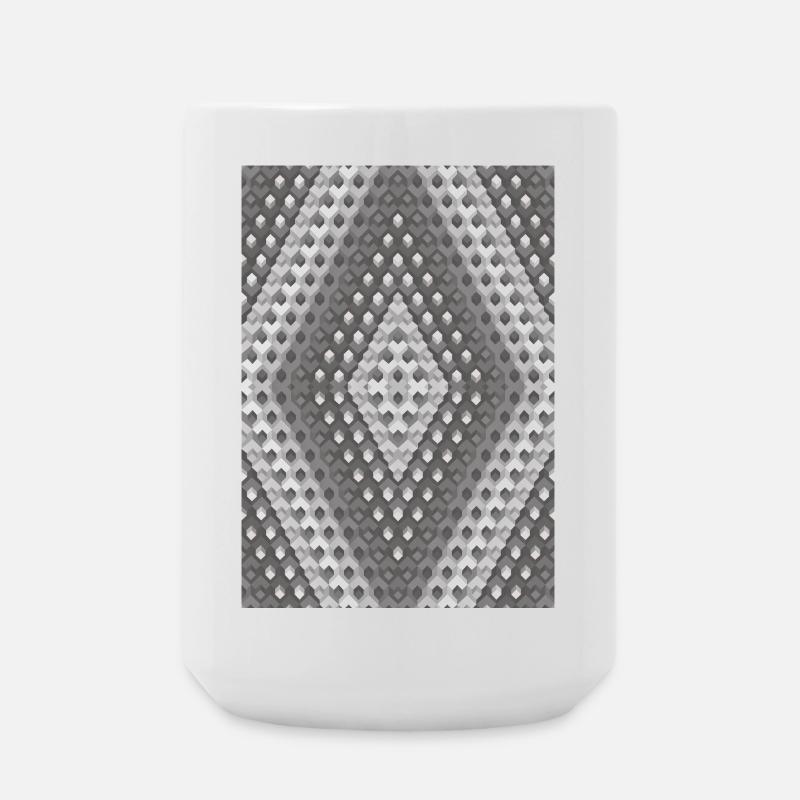 Gray gradient - Large Mug 440 ml - white