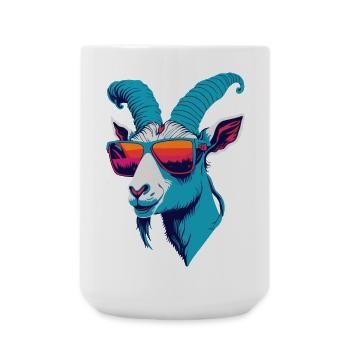 Rébellion des chèvres - Grande tasse 440 ml - blanc - Devant
