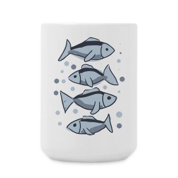 Pisces - Large Mug 440 ml - white - Front