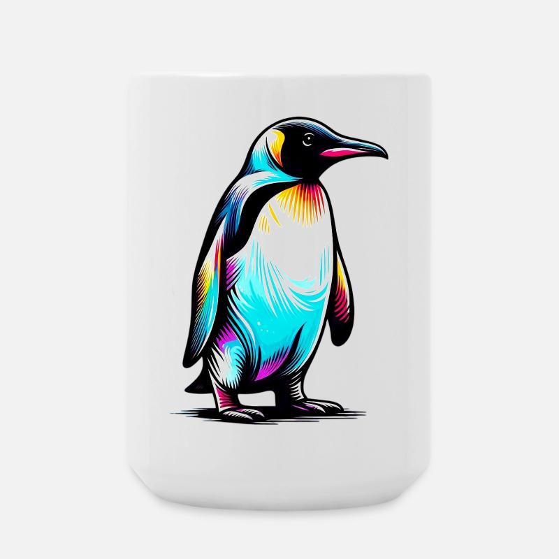 Pinguin - Große Tasse 440 ml - Weiß