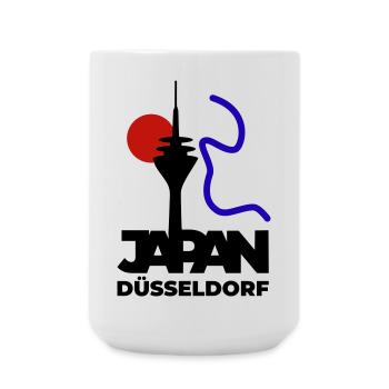 Japan goes Dusseldorf - Large Mug 440 ml - white - Front