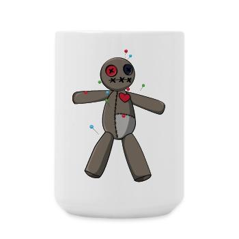 Phasmophobia Voodoo Puppe - Große Tasse 440 ml - Weiß - Vorne