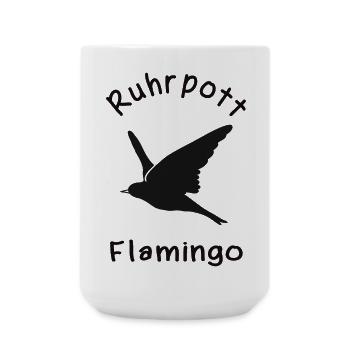 Ruhrpott Flamingo - Large Mug 440 ml - white - Front