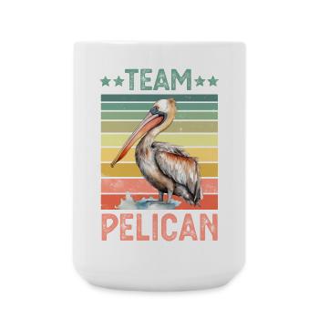 Pelikan - Große Tasse 440 ml - Weiß - Vorne