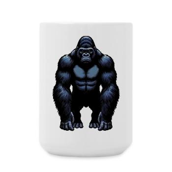 Gorilla - Large Mug 440 ml - white - Front