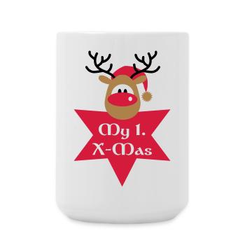mon premier Noël - Grande tasse 440 ml - blanc - Devant