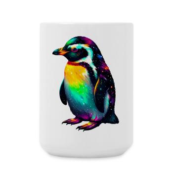 Pinguin - Große Tasse 440 ml - Weiß - Vorne