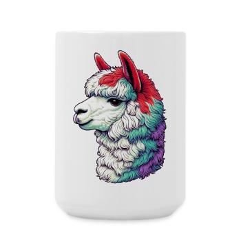 Alpaga - Grande tasse 440 ml - blanc - Devant