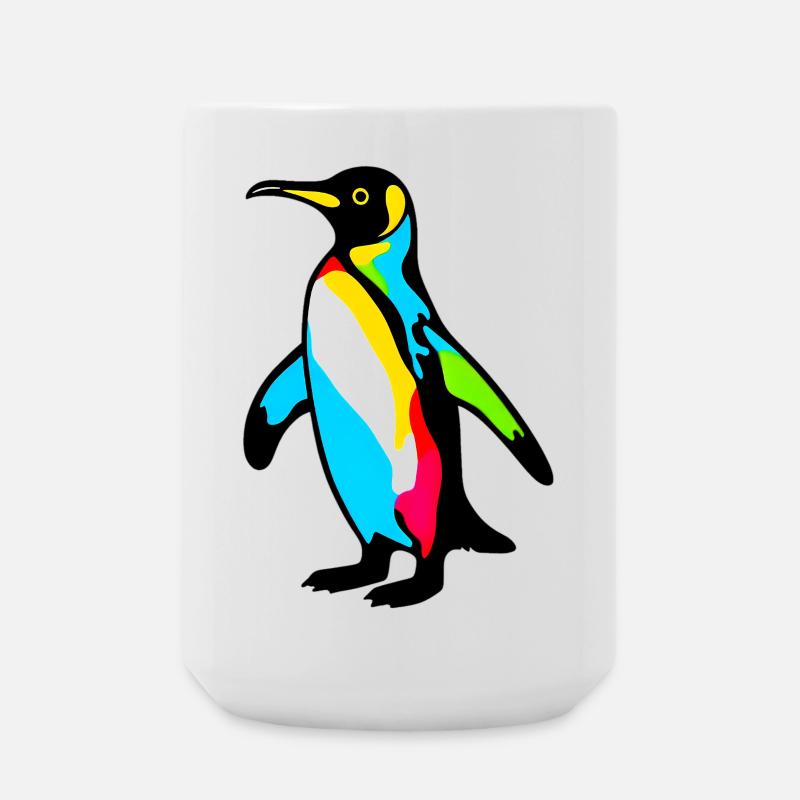 Pinguin - Große Tasse 440 ml - Weiß