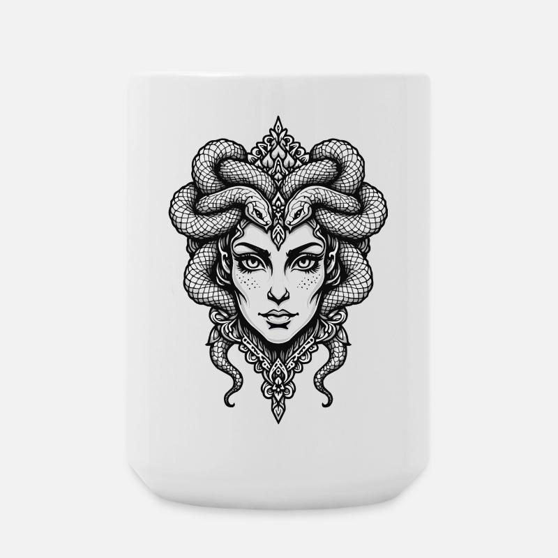 Medusa - Large Mug 440 ml - white