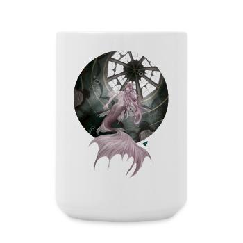 Magical Mermaid in the Underwater Temple - Large Mug 440 ml - white - Front