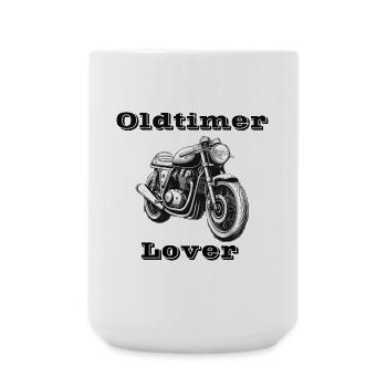 Oldtimer Lover - Große Tasse 440 ml - Weiß - Vorne
