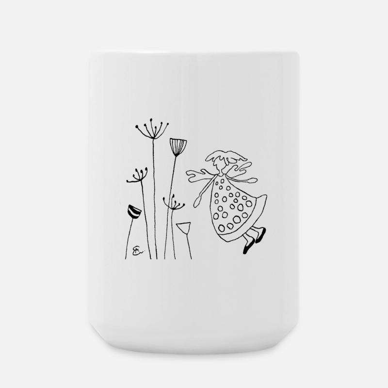 Engel lustig - Große Tasse 440 ml - Weiß
