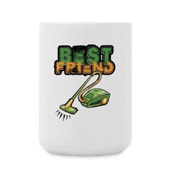 Aspirateur Best Friend - Grande tasse 440 ml - blanc - Devant