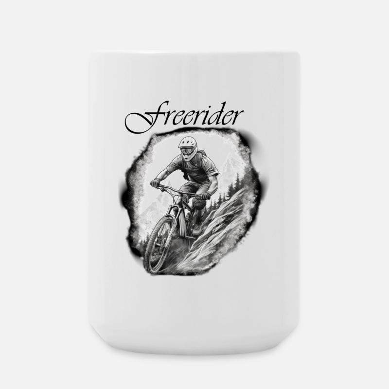 Freerider - Große Tasse 440 ml - Weiß