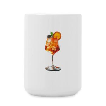 Ein leckerer, sommerlicher Cocktail - Große Tasse 440 ml - Weiß - Vorne