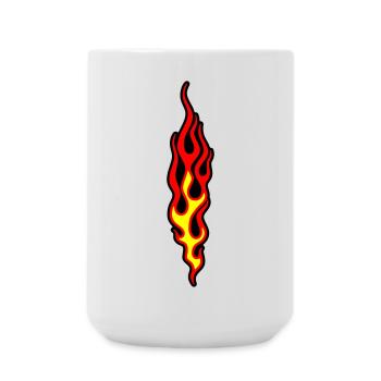 flammen - Large Mug 440 ml - white - Front