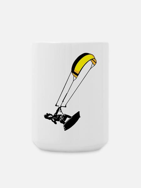 Kitesuf flex - Large Mug 440 ml - white
