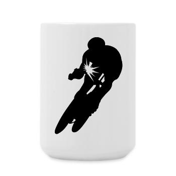 rennrad - Grande tasse 440 ml - blanc - Devant