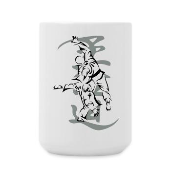 Projection martiale - Grande tasse 440 ml - blanc - Devant