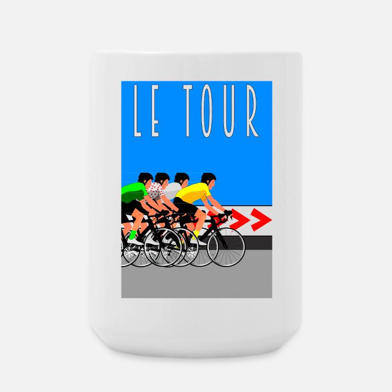 Le Tour - Large Mug 440 ml - white