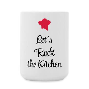 kochen - Große Tasse 440 ml - Weiß - Vorne