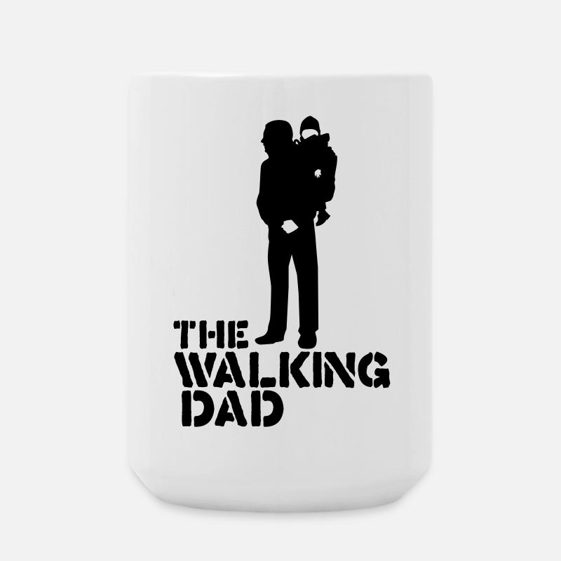 the walking dad - Große Tasse 440 ml - Weiß