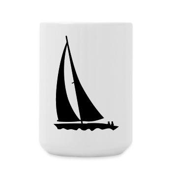 voile - Grande tasse 440 ml - blanc - Devant