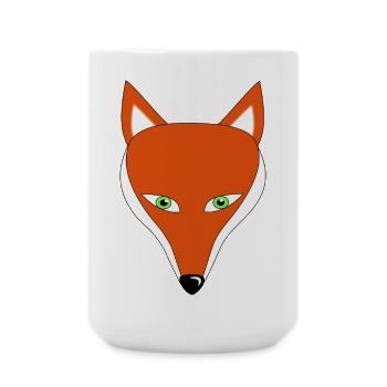 fox - Large Mug 440 ml - white - Front