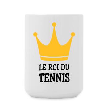 Tennis - Sport - Ball - Player - Game - Sportsman - Large Mug 440 ml - white - Front