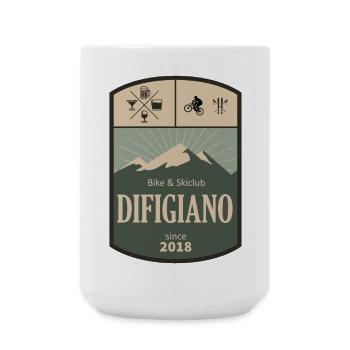Difigiano Bike & Ski Club - Large Mug 440 ml - white - Front